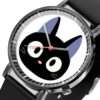 Jiji Cat Kiki's Delivery Service Anime Leather Band Wrist Watch