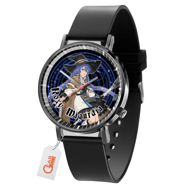 Roxy Migurdia Jobless Reincarnation Anime Leather Band Wrist Watch
