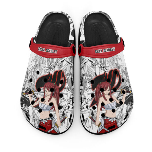 Erza Scarlet Fairy Tail Clogs Shoes