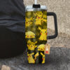 Pokemon Pikachu 40oz Anime Tumbler Cup With Handle Custom Anime Cup