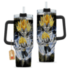 Dragon Ball Vegeta Super Saiyan 2 40oz Anime Tumbler Cup With Handle Custom Anime Cup