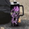 Goku Black Rose 40oz Anime Tumbler Cup With Handle Dragon Ball Cups