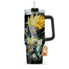 Dragon Ball Trunks Kid Super Saiyan 40oz Anime Tumbler Cup Handle Anime Personalized