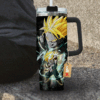 Dragon Ball Trunks Kid Super Saiyan 40oz Anime Tumbler Cup Handle Anime Personalized