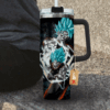 Dragon Ball Goku Super Saiyan Blue 40oz Anime Tumbler Cup Anime Personalized