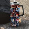 Pokemon Satoshi 40oz Anime Tumbler Cup With Handle Custom Anime Cup