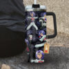 Pokemon Rocket Team James Kojiro 40oz Anime Tumbler Cup With Handle Custom