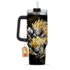 Dragon Ball Goku Super Saiyan 3 40oz Anime Tumbler Cup Handle Anime Personalized