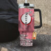 Nezuko Kamado 40oz Anime Tumbler Cup With Handle Personalized Anime Cup