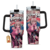 Power 40oz Anime Tumbler Cup With Handle Custom Anime Cup