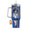 Sailor Mercury 40oz Anime Tumbler Cup With Handle Anime Personalized