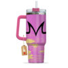 Majin Buu Demon Mark 40oz Anime Tumbler Cup With Handle Custom Name Anime Accessories