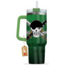 Roronoa Zoro 40oz Anime Tumbler Cup With Handle Custom Name