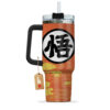 Goku Kanji Symbol 40oz Anime Tumbler Cup With Handle Custom Name Anime Accessories