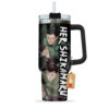 Her Shikamaru Nara 40oz Anime Tumbler Cup With Handle Personalized Anime Valentine Cup