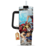 Monkey D. Luffy Dressrosa Arc 40oz Anime Tumbler Cup With Handle Anime Accessories