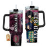 Her Giyu Tomioka 40oz Anime Tumbler Cup With Handle Custom Name Anime Valentine Cup