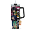 Her Giyu Tomioka 40oz Anime Tumbler Cup With Handle Custom Name Anime Valentine Cup