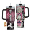 His Elizabeth Liones 40oz Anime Tumbler Cup With Handle Personalized Anime Valentines Cup