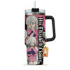 His Elizabeth Liones 40oz Anime Tumbler Cup With Handle Personalized Anime Valentines Cup