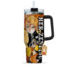 Her Zenitsu 40oz Anime Tumbler Cup With Handle Custom Name Anime Valentine Cup