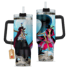 Dracule Mihawk 40oz Anime Tumbler Cup With Handle Custom Anime Cup