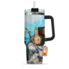 Roronoa Zoro 40oz Anime Tumbler Cup With Handle Custom Anime Cup