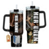 Her Eren Yeager 40oz Anime Tumbler Cup With Handle Custom Name Anime Valentine Cup