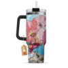 Donquixote Doflamingo 40oz Anime Tumbler Cup With Handle Custom Anime Cup