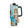 Nami 40oz Anime Tumbler Cup With Handle Custom Anime Cup