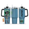 Pokemon Lucario Coffee 40oz Anime Tumbler Cup With Handle Personalized Anime Accessories