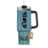 Pokemon Riolu Coffee 40oz Anime Tumbler Cup With Handle Personalized Anime Accessories