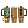 Pokemon Eevee Coffee 40oz Anime Tumbler Cup With Handle Personalized Anime Accessories