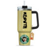 Pokemon Meowth Coffee 40oz Anime Tumbler Cup With Handle Personalized Anime Accessories