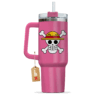 Monkey D. Luffy 40oz Pink Anime Tumbler Cup Personalized Name