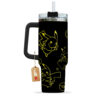 Pikachu 40oz Anime Tumbler Cup With Handle Custom Personalized Name