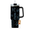 Riolu 40oz Anime Tumbler Cup With Handle Custom Personalized Name