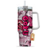 Goku Black Rose Anime 40oz Anime Tumbler Cup With Handle Custom Manga Art Personalized Name