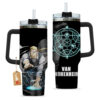 Van Hohenheim Anime 40oz Anime Tumbler Cup With Handle Personalized Name