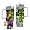 Piccolo Anime 40oz Anime Tumbler Cup With Handle Custom Manga Art Personalized Name