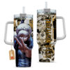 Trafalgar D Law Anime 40oz Anime Tumbler Cup With Handle Custom Manga Art Personalized Name