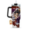 Monkey D. Luffy Gear 4 Personalized Name Coffee 40oz Anime Tumbler Cup With Handle Custom Anime