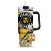 Trafalgar D. Law Personalized Name Coffee 40oz Anime Tumbler Cup With Handle Custom Anime