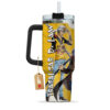 Trafalgar D. Law Personalized Name Coffee 40oz Anime Tumbler Cup With Handle Custom Anime