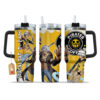 Trafalgar D. Law Personalized Name Coffee 40oz Anime Tumbler Cup With Handle Custom Anime