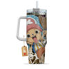 Tony Tony Chopper Anime 40oz Anime Tumbler Cup With Handle Custom Manga Art Personalized Name