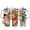 Nami Anime 40oz Anime Tumbler Cup With Handle Custom Manga Art Personalized Name