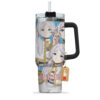 Frieren Anime 40oz Anime Tumbler Cup With Handle Personalized Name