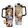 Asuna Yuuki (Asuna) Personalized Name Coffee 40oz Anime Tumbler Cup With Handle Custom Anime