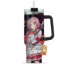 Rika Shinozaki (Lisbeth) Personalized Name Coffee 40oz Anime Tumbler Cup With Handle Custom Anime